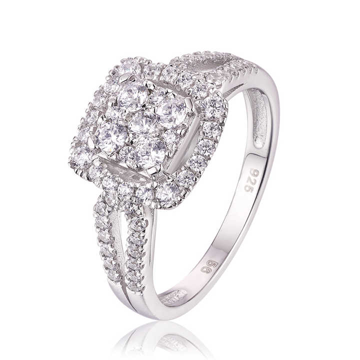 Lilliana Natural Cluster Diamond Ring